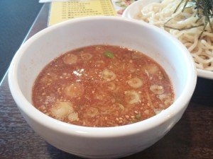 辛つけ麺のつけ汁